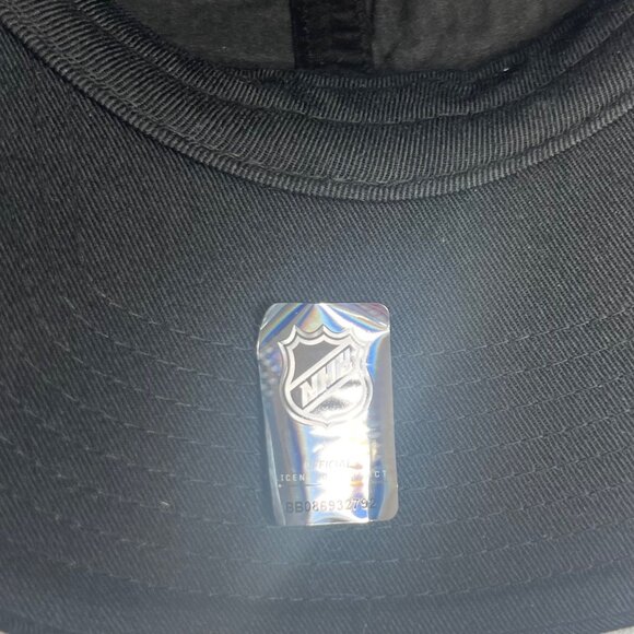 Adidas Vegas Golden Knights Hockey Club Baseball Hat Cap Mens Black Strap New - Picture 14 of 14